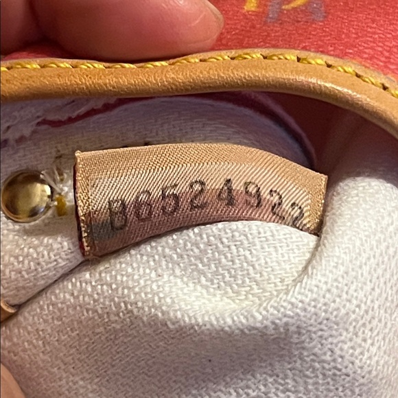 Dooney & Bourke Red Wristlet with Tan Accents - Picture 7 of 9